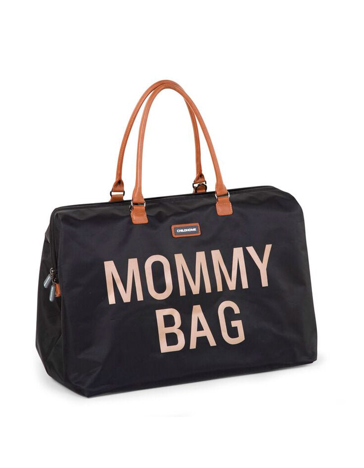 ikks Sac à langer Mommy Bag noir typo or CHILDHOME