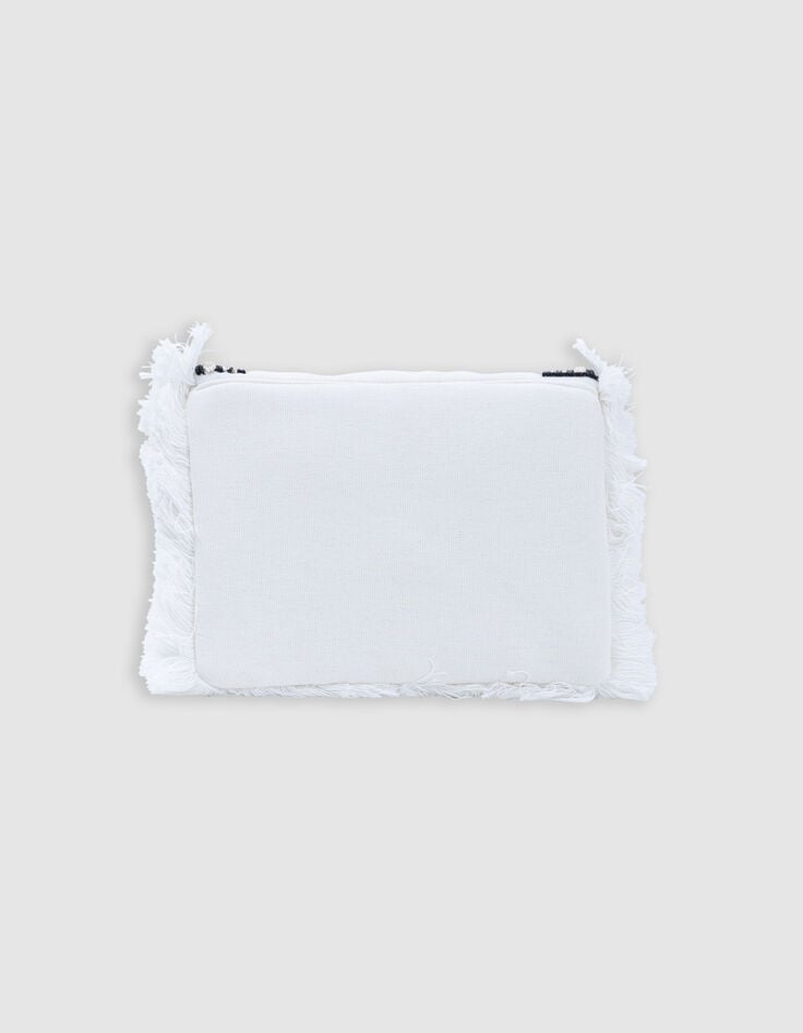 Ikks Sac à Main Beige Broderies Perles Fille