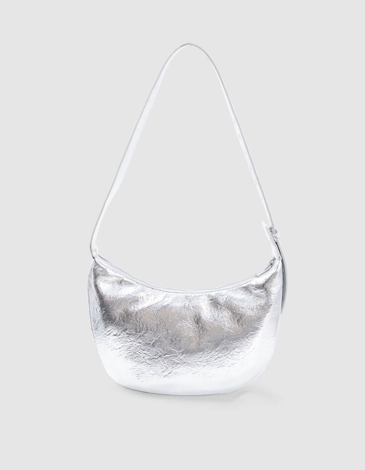 Ikks Sac Banane Silver Cuir Femme