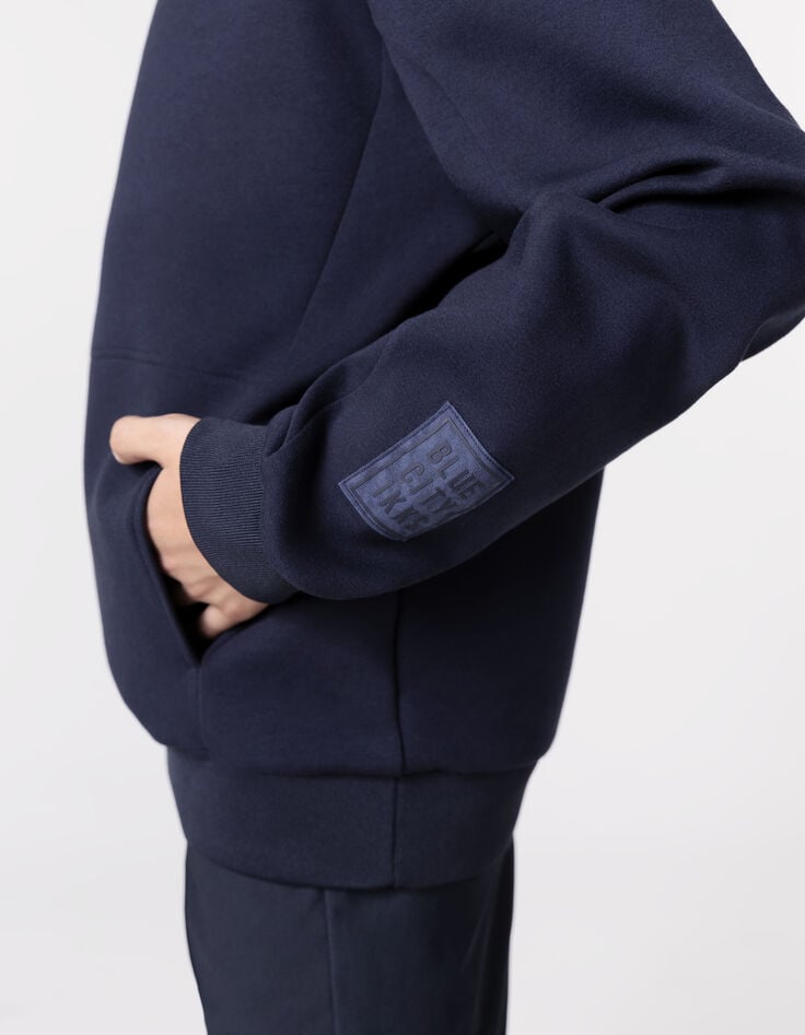 Ikks Sweat Marine Message Flocage Gomme Garçon