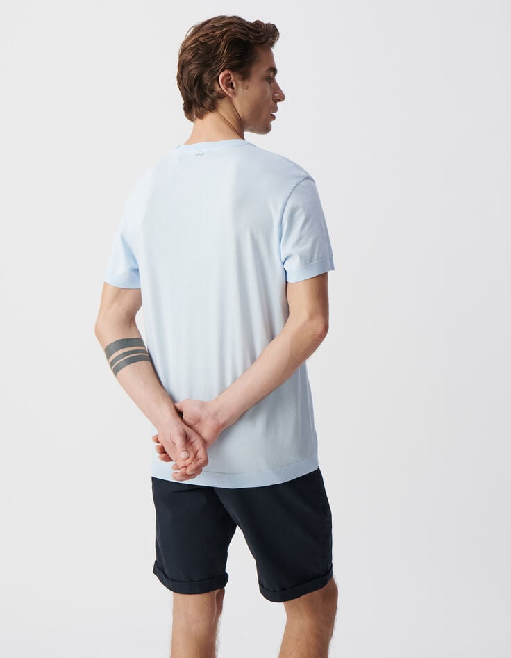 Ikks T-shirt Ciel Col Rond En Coton Modal Homme