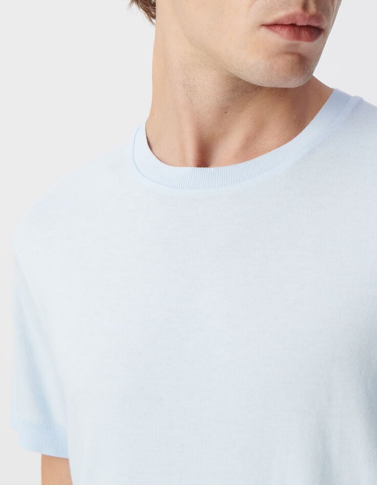 Ikks T-shirt Ciel Col Rond En Coton Modal Homme