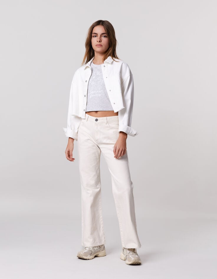 Ikks T-shirt Gris Visuel Fruit-surfer Fille