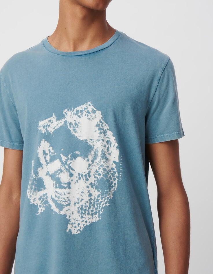 Ikks T-shirt Orage Visuel Tête-de-mort Homme