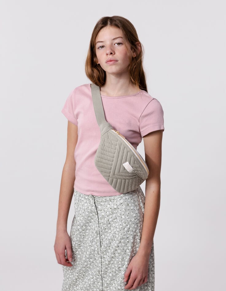 ikks T-shirt rose décolleté dos fille