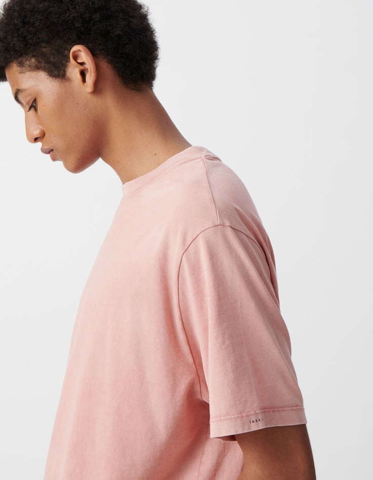 Ikks T-shirt Sakura Coton Bio Effet Lavé Homme