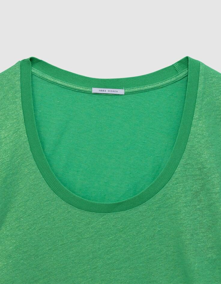 Ikks Tee-shirt Manches Courtes Vert Irisé
