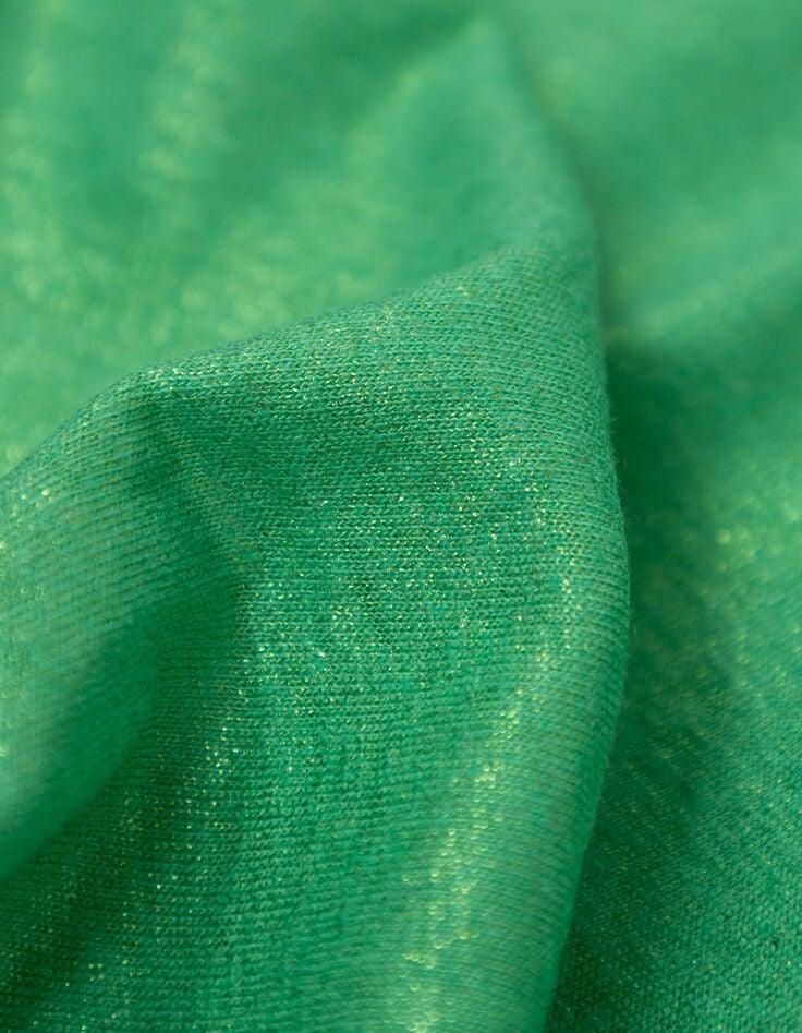 Ikks Tee-shirt Manches Courtes Vert Irisé