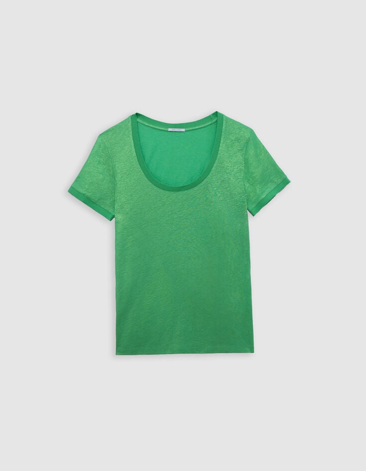 ikks Tee-shirt manches courtes vert irisé