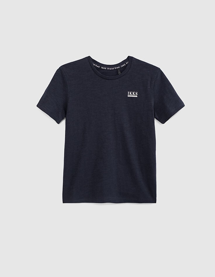 ikks Tee-shirt navy Essentiel en coton bio