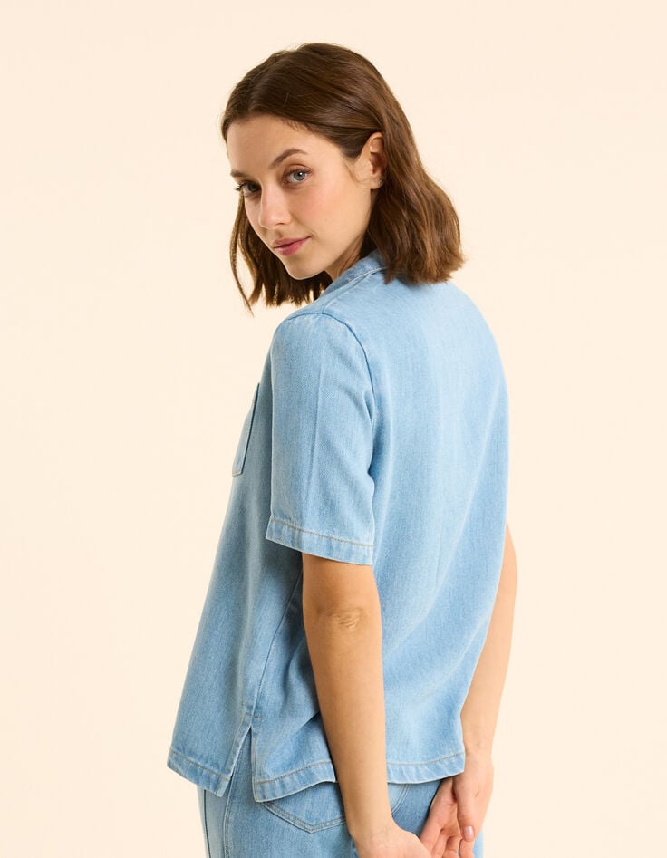 Ikks Top En Jean Bleu Esprit Vareuse I.Code