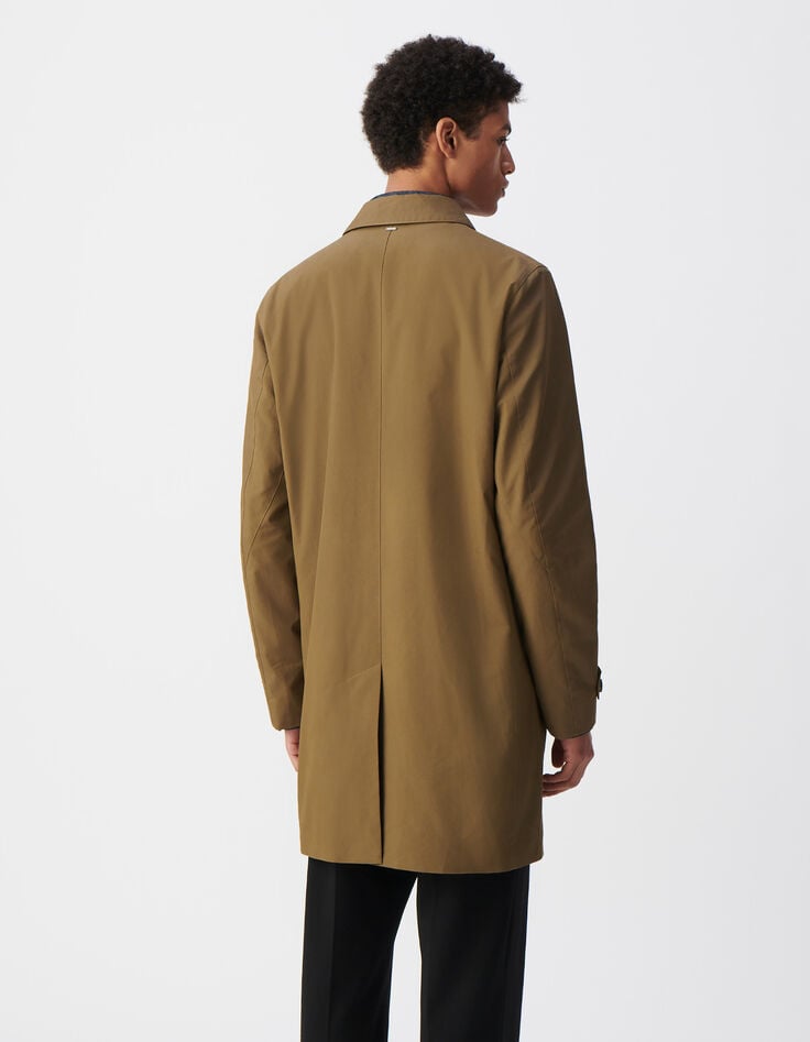 Ikks Trench Bronze Attache-col Bi-matière Homme