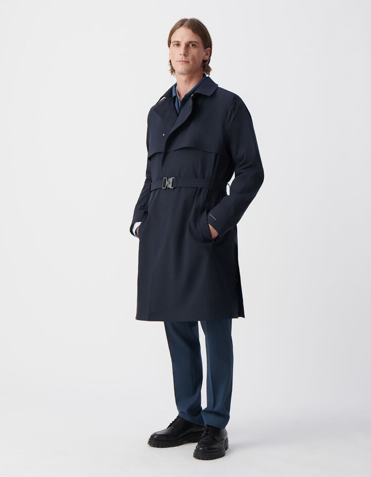 Ikks Trench Marine Nylon WATERPROOF Homme