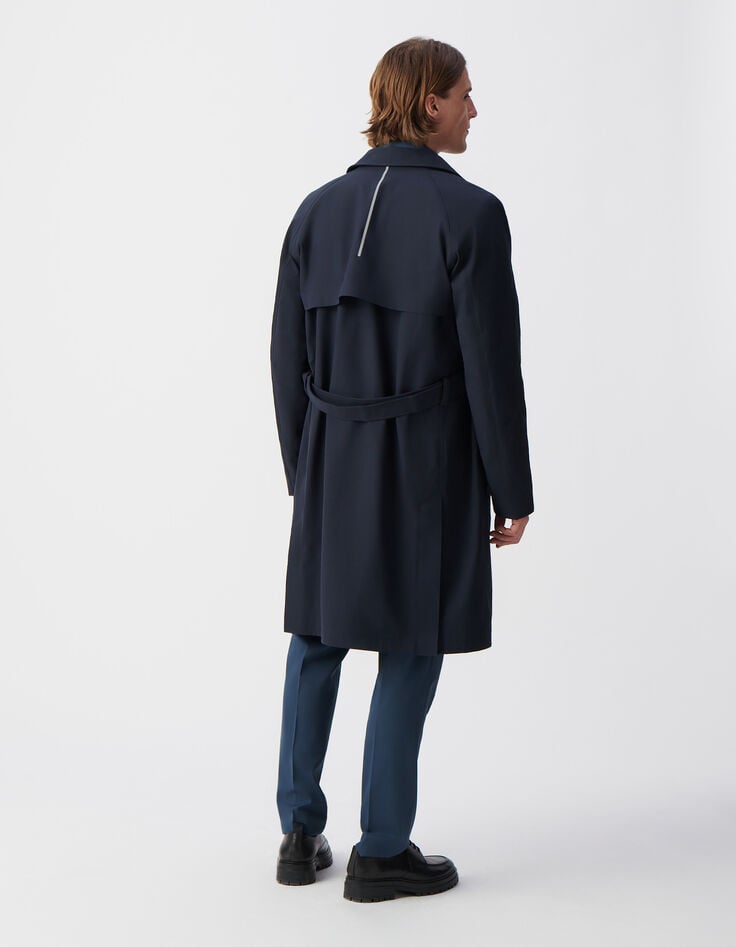 Ikks Trench Marine Nylon WATERPROOF Homme