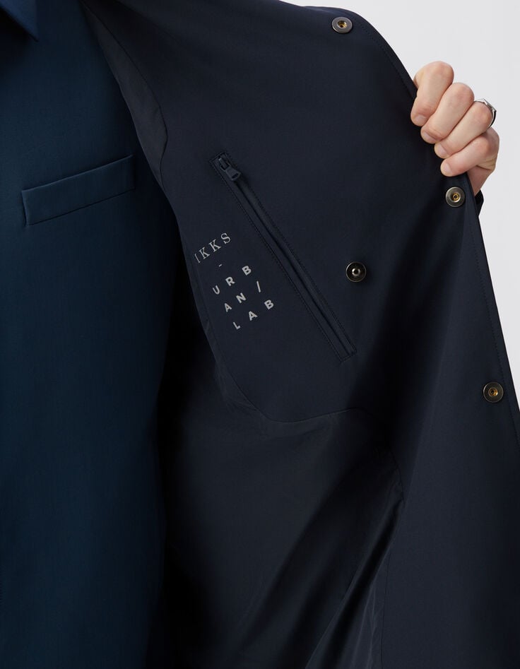 Ikks Trench Marine Nylon WATERPROOF Homme