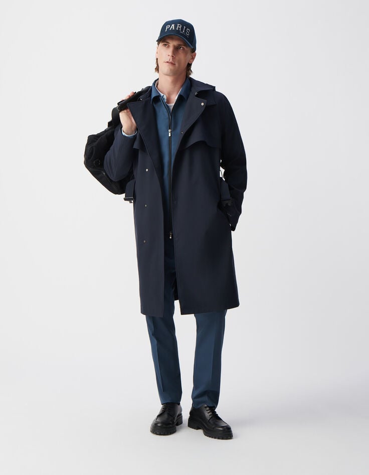 ikks Trench marine nylon WATERPROOF Homme