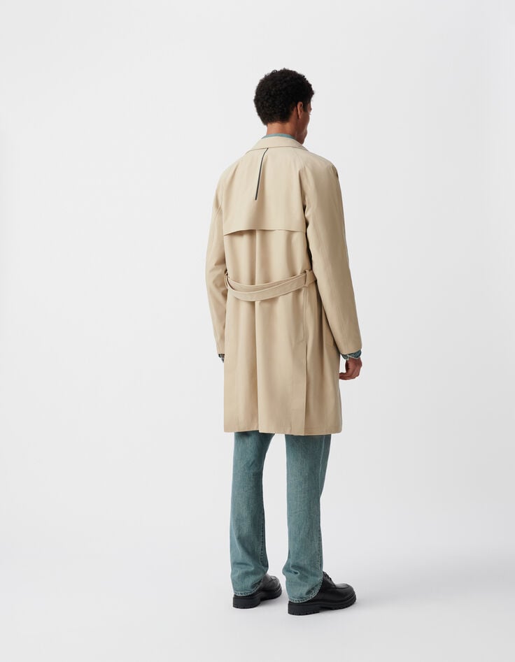 Ikks Trench Sable Nylon WATERPROOF Homme