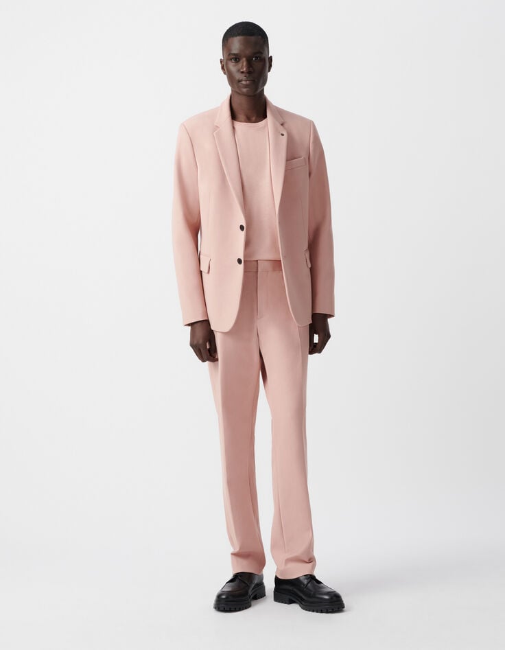 Ikks Veste De Costume Bois De Rose Homme