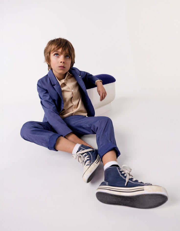 Ikks Veste De Costume Cérémonie Marine Garçon