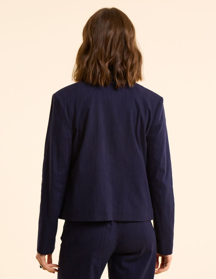 Ikks Veste De Costume Marine Faux-uni I.Code