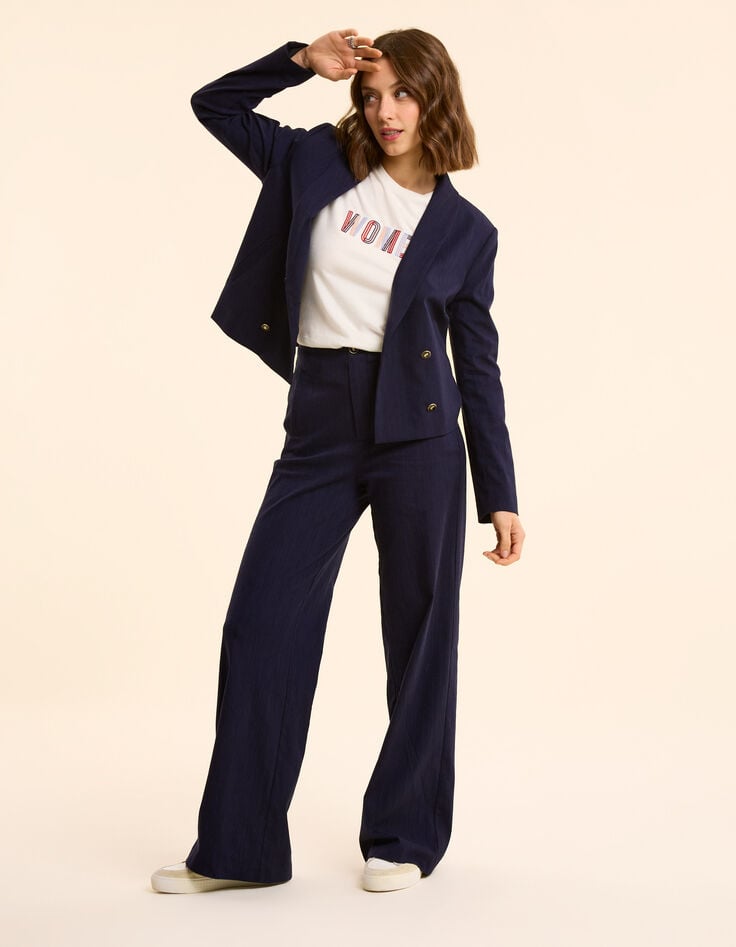 Ikks Veste De Costume Marine Faux-uni I.Code