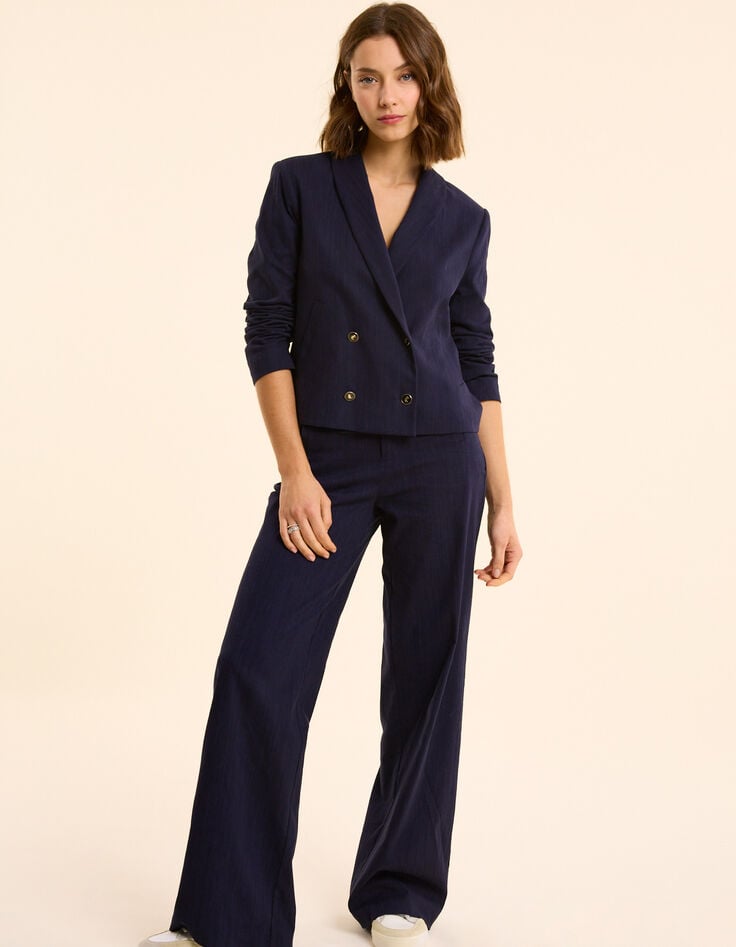 Ikks Veste De Costume Marine Faux-uni I.Code