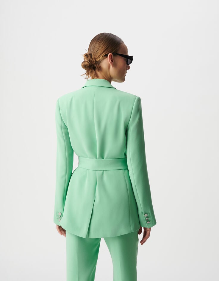 Ikks Veste De Costume Vert Polyester Recyclé Femme