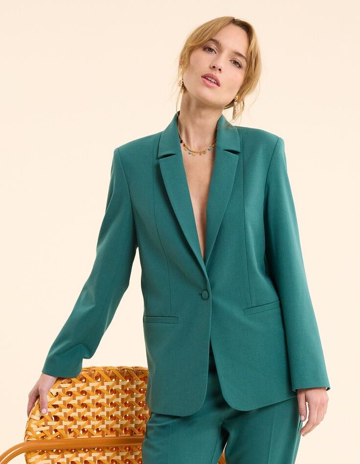 ikks Veste de costume verte I.Code