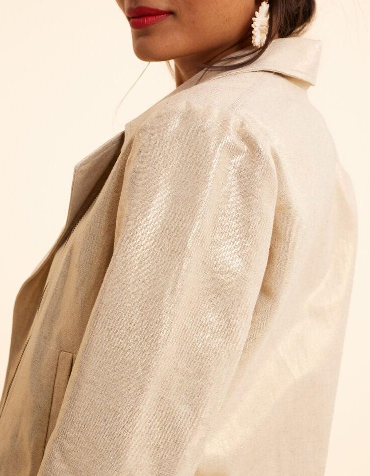 Ikks Veste Dorée Esprit Motard I.Code