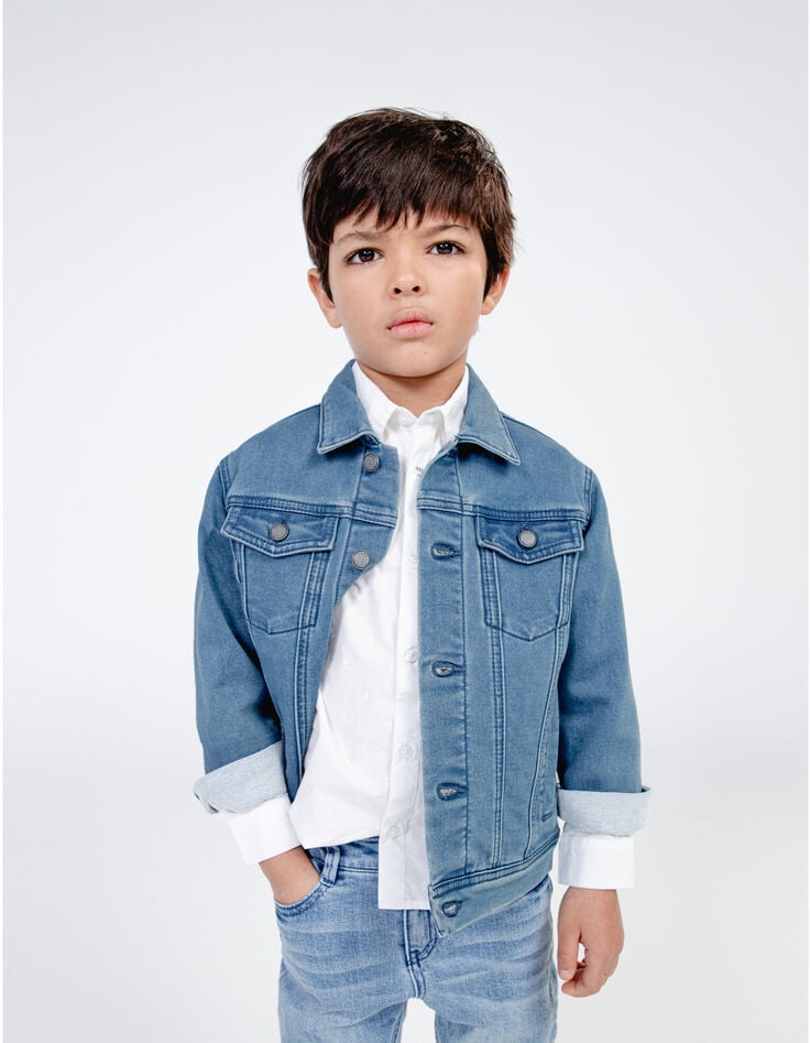 Ikks Veste En Jean Bleu Waterless Garçon