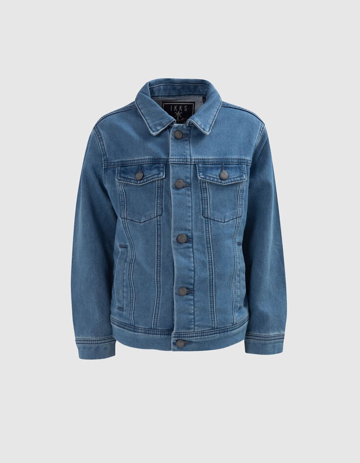 Ikks Veste En Jean Bleu Waterless Garçon