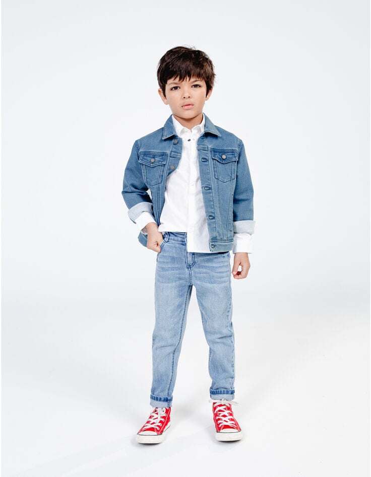 ikks Veste en jean bleu waterless garçon