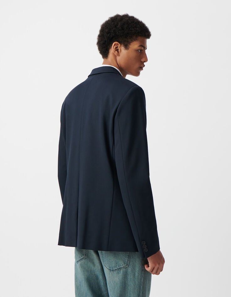 Ikks Veste Marine Interlock Homme