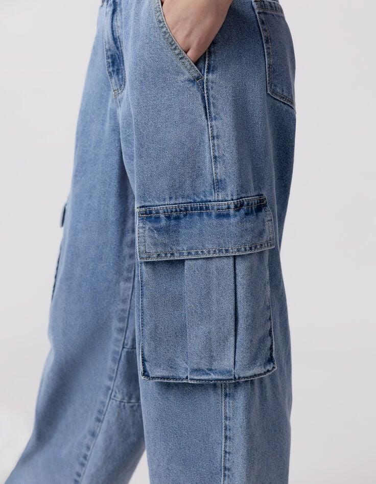 Ikks Jean BALLOON Bleu Waterless Poches Battle Fille