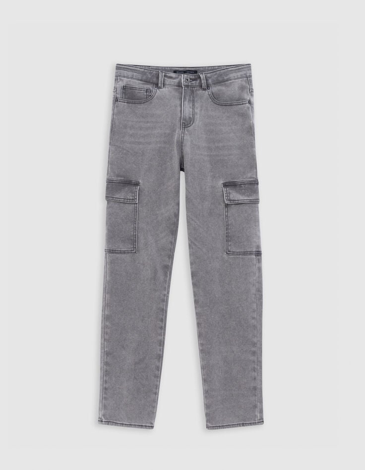 Ikks Jean BATTLE Gris Waterless Maille Knitlook Garçon