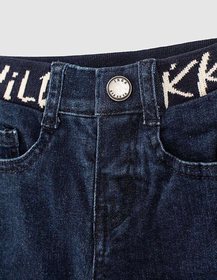 Ikks Jean Blue Vintage Message Ceinture Coton Bio Bébé Garçon