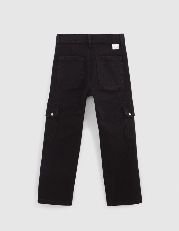 Ikks Jean DROIT Noir Esprit Battle Ultra-résistant Fille