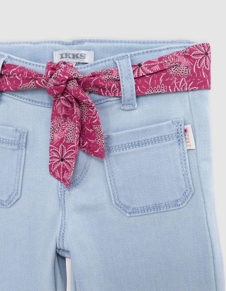 Ikks Jean Rose Ceinture-foulard Imprimé Palmiers Bébé Fille