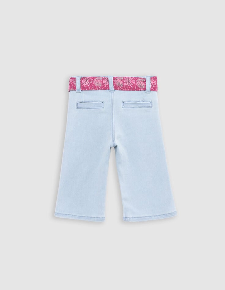 Ikks Jean Rose Ceinture-foulard Imprimé Palmiers Bébé Fille