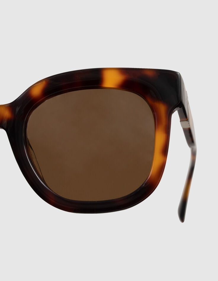 Ikks Lunettes Solaires Miel Style Oversize Papillon Femme