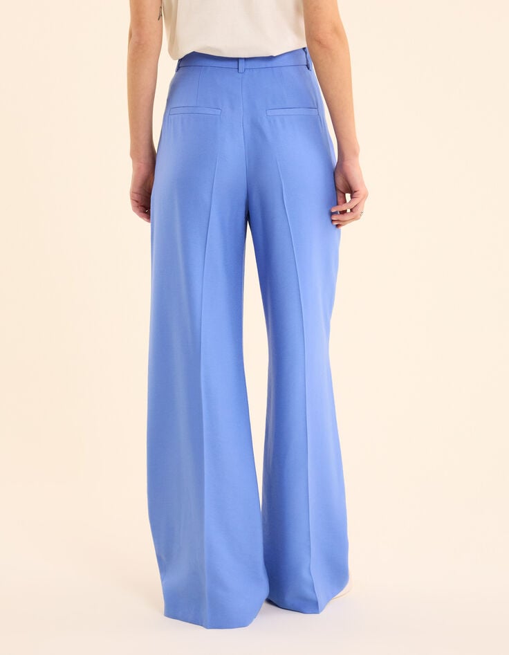 Ikks Pantalon De Costume Bleu Poches Boutonnées I.Code