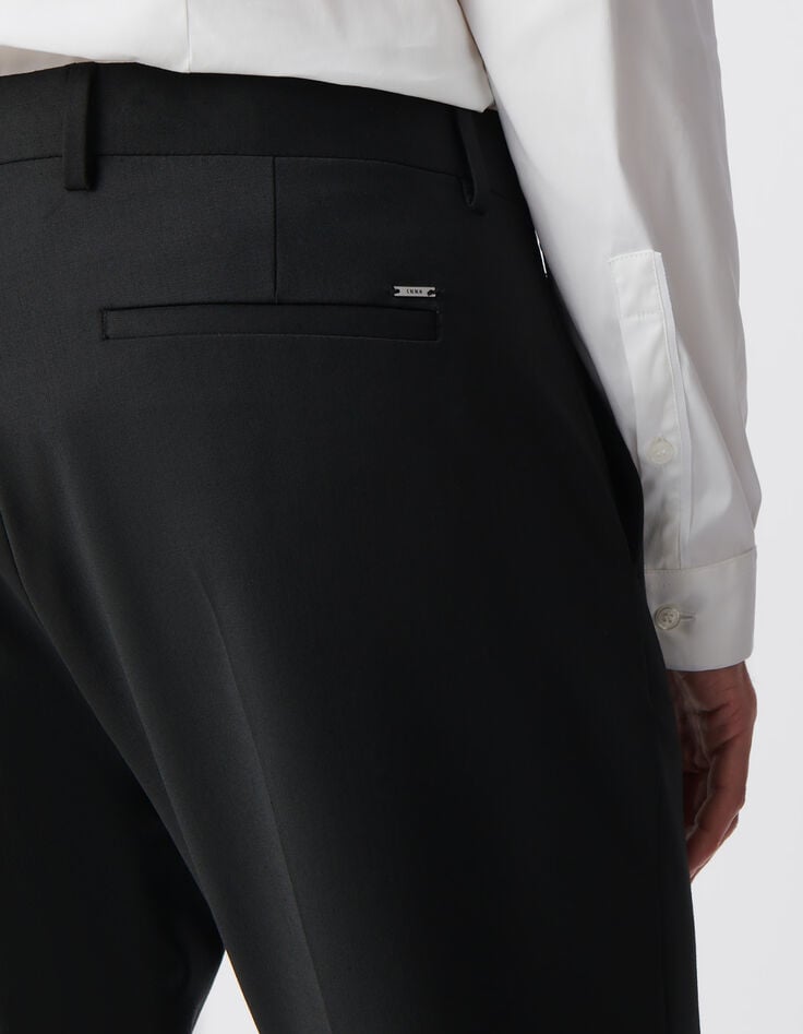 Ikks Pantalon De Costume SLIM Noir TRAVEL SUIT Homme