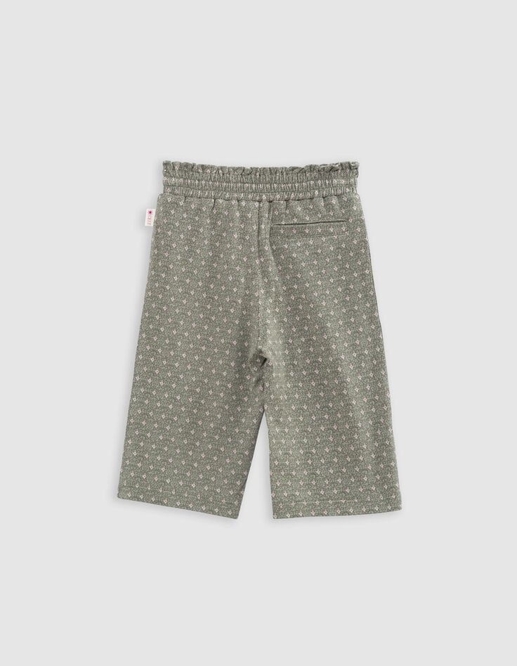 Ikks Pantalon Kaki Imprimé Graphique Minimaliste Bébé Fille