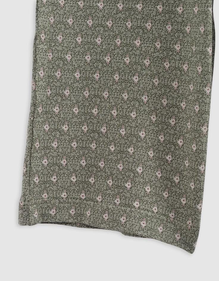 Ikks Pantalon Kaki Imprimé Graphique Minimaliste Bébé Fille