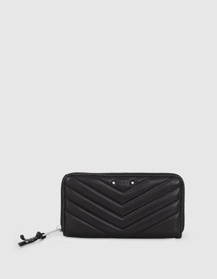 ikks Portefeuille 1440 COMPAGNON matelassé chevron femme