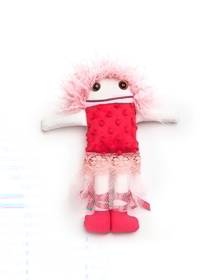 Ikks Poupée En Tissu Avec Chaussons à Rubans Roses RAPLAPLA