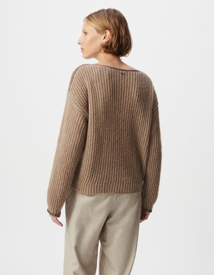 Ikks Pull Sésame Tricot Détails Lurex Encolure Femme