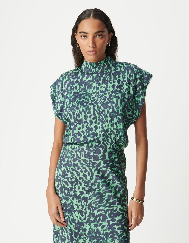 Ikks Robe Midi LENZING™ ECOVERO™ Camouflage Femme