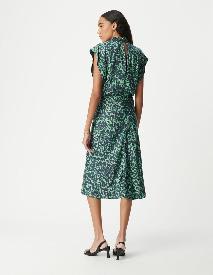 Ikks Robe Midi LENZING™ ECOVERO™ Camouflage Femme