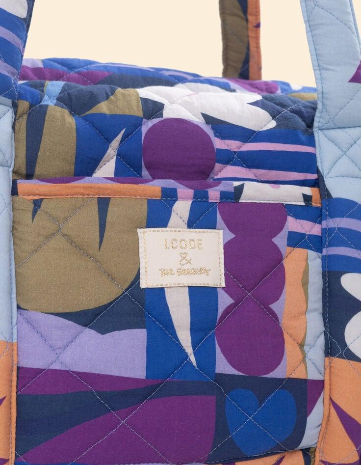 Ikks Sac Beige Visuel Floral Graphique I.Code X THE FEEBLES